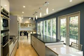 Use a chaise or small sectional to segment the room. Interior Designs For Long And Narrow Kitchens Long Narrow Kitchen Narrow Kitchen Island Narrow Kitchen