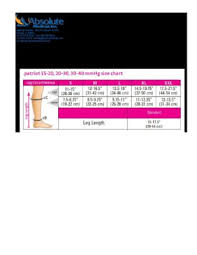 Medi Duomed Patriot Below Knee Sizing Chart Absolute