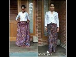 Tutorial Pakai Kain Sarung Ala Wdrupadi 3 Cara Pakai Kain Youtube Model Pakaian Pakaian Kain