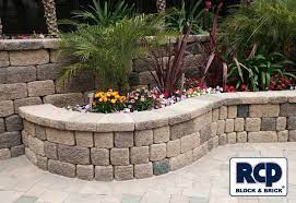 These natural and durable building materials provide a very cool. Photo Gallery Landscape Wall Idea Gallery Landscaping Retaining Walls Landscape Walls Brick Planter