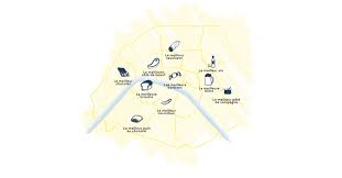 La Carte Des Meilleurs Produits De Paris Cartes Carte Paris