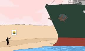 I'm going to say the next thing to come & turn everything upside down has to be. As The Suez Boat Was Stuck The Chinese Internet Jeered Supchina