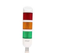 Flashing Light LUBAN 4-Layer LED Signal Tower Light - Industrial Stack  Light With Rotatable Base, 12V/24V DC Steady/Flash Modes Tower Stack