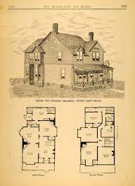 Vintage Victorian House Plans Victorian Architecture House Design Augustus Howe Floor Plans Home Victorian House Plans Architecture House House Plans
