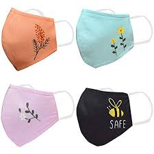 Welcome to doobeedoo machine embroidery designs. Kundan Cotton Reuseable Face Mask Multicolor Without Valve Pack Of 4 For Unisex Amazon In Health Personal Care