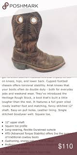 Ariat boots are comfortable, versatile and durable. Ariat Heritage Rough Stock Western Cowboy Boot Western Cowboy Boots Boots Ariat Cowboy Boots