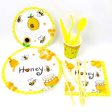 Maybe you would like to learn more about one of these? 44pcs Cartoon Bee Disposable Tableware Lovely Paper Plates Napkins Kids Birthday Party Decor Wedding Baby Shower Party Supplies Disposable Party Tableware Aliexpress