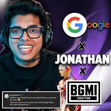 Jonathan x Google for BGMI's new Royale Pass 😍❤️ Jonathan Amaral  @ig_jonathangaming Google India @googleindia #bgmi #jonathanamaral #google  #googleindia #jonathangaming #bgmiindia #battlegroundsmobileindia  #royalepass