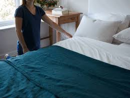 Try your best to smooth out all the wrinkles. A Duvet Cover Hack We Re Stealing From Hotel Bedding