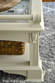 How to use chalk paint to make furniture? Painted Coffee Table At Home With The Barkers
