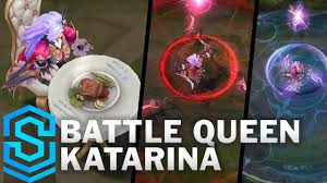 To find out more information about a specific katarina skin, simply click the skin below for a detailed overview including in game pictures, related skins and available accounts. Battle Queen Katarina Skin Spotlight Pre Release League Of Legends Youtube