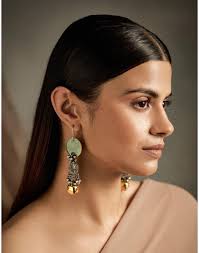 Buy Sage Floral Embroidered Saree by THE LITTLE BLACK BOW at Ogaan Online  Shopping Site