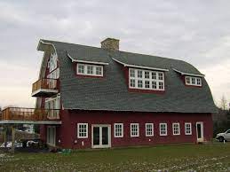 We give you the plans for the basic barn shell with a loft or full second. Gambrel Roof Shed Dormer House Plans 45839