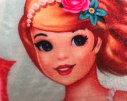 Mermaid Floor Mat, 70cm X 50cm, Vintage Style Mermaid Bath Mat, Mermaid Rug  for Bedroom, Nursery or Bathroom Mat