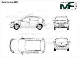 Dacia Sandero 2008 Disegno Model Copy Photoshop Adobe Illustrator Disegni