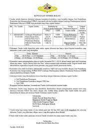 19 march 2021 tender document purchase date: Laman Web Agensi Kerajaan