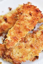 Crispy coated chicken, delicious tomato sauce, and plenty of melty cheese! Garlic Parmesan Chicken Tenders The Gunny Sack