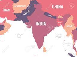 Asia and the south pacific political map graphic organizer. South Asia Map High Detailed Political Map Of Southern Asian Royalty Free Cliparts Vectors And Stock Illustration Image 150503618