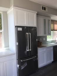 Add crown molding to kitchen cabinets for an updated look. Crown Molding On Shaker Style Cabinets
