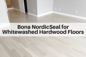 Above is another shot of the red oak floors right before they started the refinishing process. Bona Nordicseal For Whitewashed Hardwood Floors The Flooring Girl