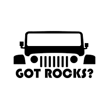 Empire battle worn flag stickers for the jeep wrangler jlu or jku. Jeep Got Rocks Funny Vinyl Decal Stickers Stickershop Nz