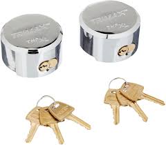 A coupler lock, a receiver lock, an adjustable steel coupler latch lock and one key that. Amazon Com Trimax Thp2xl Keyed Alike Trailer Door Lock Pack Of 2 Tools Home Improvement