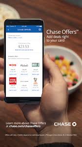 Morgan's systems, misuse of passwords, or misuse of any information posted to a site. Activate Chase Offers Online Or In The Chase Mobile App