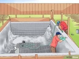 When considering a vinyl pool, be aware that pool toys, pets and sharp objects can puncture the liner. How To Build A Swimming Pool With Pictures Wikihow