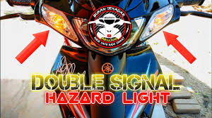 Perodua myvi led projector head lamp light lights. Suis Lampu On Off Depan Belakang 125zr Youtube