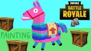 Grab your paper, ink, pens or pencils and lets get started!i have a large selection of. How To Paint The Fortnite Llama From Epic Games Speed Drawing Youtube