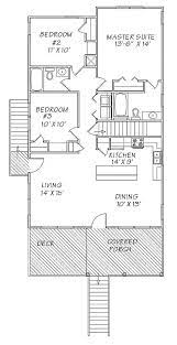 Narrow Lot Beach Cottage Florida House Plans Cottage Plan Beach Cottage Design