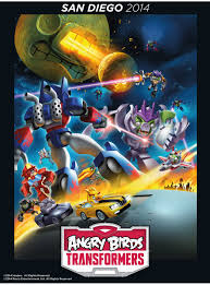 Angry Birds Transformers Poster With Silver Knight Optimus Prime Angry Birds Transformers Transformers Poster