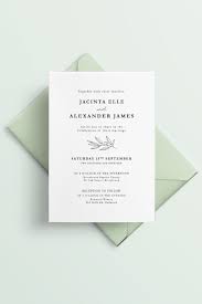 Wedding Invitations Printed Olive Branch Custom Wedding Invites Classic Branch Printing Wedding Invitations Custom Wedding Invitations Wedding Invitations