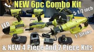 Shop the top 25 most popular 1 at the best prices! New Updated Ryobi One 18 Volt 6 Piece Combo Kit P1819 4 Piece Kit P1818 2 Piece Kit P1817 P1816 Youtube