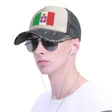 Flag of Italy (1861-1946) Crowned Baseball Cap for Men Women Vintage Denim  Hats Trucker Caps at Amazon Men's Clothing store