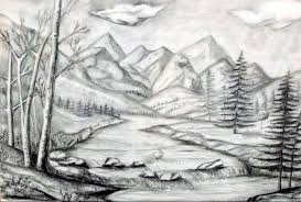 Apalagi jenis kertas hvs dapat berfungsi sebagai film sablon. 33 Sketsa Untuk Menggambar Pemandangan Pantai Dan Gunung Dengan Pensil