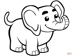Cute Baby Elephant Coloring Page Free Printable Coloring Pages In 2020 Elephant Coloring Page Elephant Printable Coloring Pages