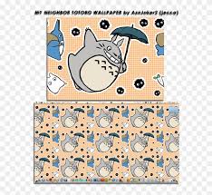 Обои на рабочий стол по теме тоторо. May My Neighbor Totoro Wallpaper Totoro Wallpaper Tiled Clipart 2894988 Pikpng