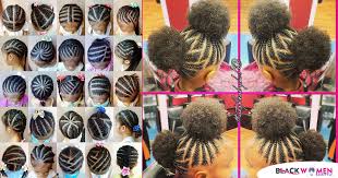 For doing this hairstyle, the minimum length of the hair. 100 Various Hairstyles For Your Girl S Daily Life Braids Hairstyles For Black Kids