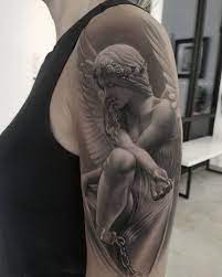 60 Holy Angel Tattoo Designs Cuded Angel Tattoo Designs Hyper Realistic Tattoo Full Sleeve Tattoos