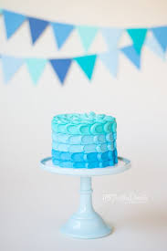 Smash Cake Simple Birthday Cake For 1 Year Old Boy Aqua Water Waves For The Big One Cake Smash Cake Boy Birthday Cake Smash Baby Boy Cakes