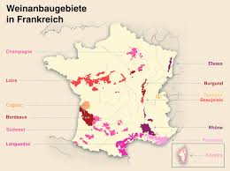 Franzoesischer Wein Weinanbaugebiete Frankreich Karte Wein Wissen Franzosischer Wein Essen Und Wein