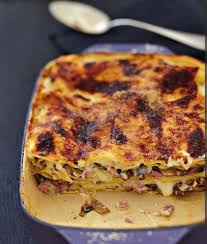 Lasagnes De Champignons Au Jambon Lasagnes Recettes De Cuisine Recette Lasagne