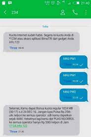 Beberapa contoh kode ussd yang bisa dipakai untuk mendapatkan paket internet telkomsel adalah sebagai berikut: Trik 4 Cara Mendapatkan Kuota Gratis 3 Tri Aon 25 Gb 4g