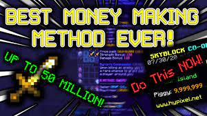 You get 2 grass (or more) and 2 keys (or more) + awesome rewards sometimes if you vote in this two links: New The Best Money Making Method In Skyblock Hypixel Skyblock Youtube