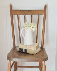 5 Diy Decor Ideas Favorite Boots More Sarah Joy Old Wooden Chairs Wooden Chair Foyer Decorating