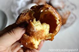 Maybe you would like to learn more about one of these? Frittelle Ripiene Alla Crema Alla Moda Veneziana Nonna Rica Frittelle Idee Alimentari Ricette