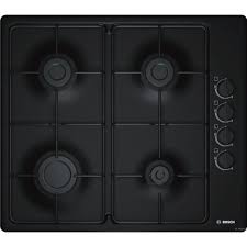 Tables de cuisson à gaz. Bosch Pbp6b6b80 Table Cuisson Gaz 4 Foyers L 43 X P 51 Cm Revetement Acier Emaille Noir Achat Vente Plaque Gaz Cdiscount