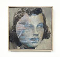 In Ellen Hanson's dazzling 'Swimmers 6,' an aquatic landscape is  electrified with strength and grace. Entangled and outstretched, the  painting's swimmers don swimsuits with flags, flames, and other familiar  symbols. Rendered in