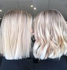 Hair White Blonde Highlights Long Bobs 38 Ideas Balayage Hair Short Blonde Hair Short Hair Styles